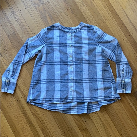 Madewell Plaid Button-up Top - Picture 4 of 10